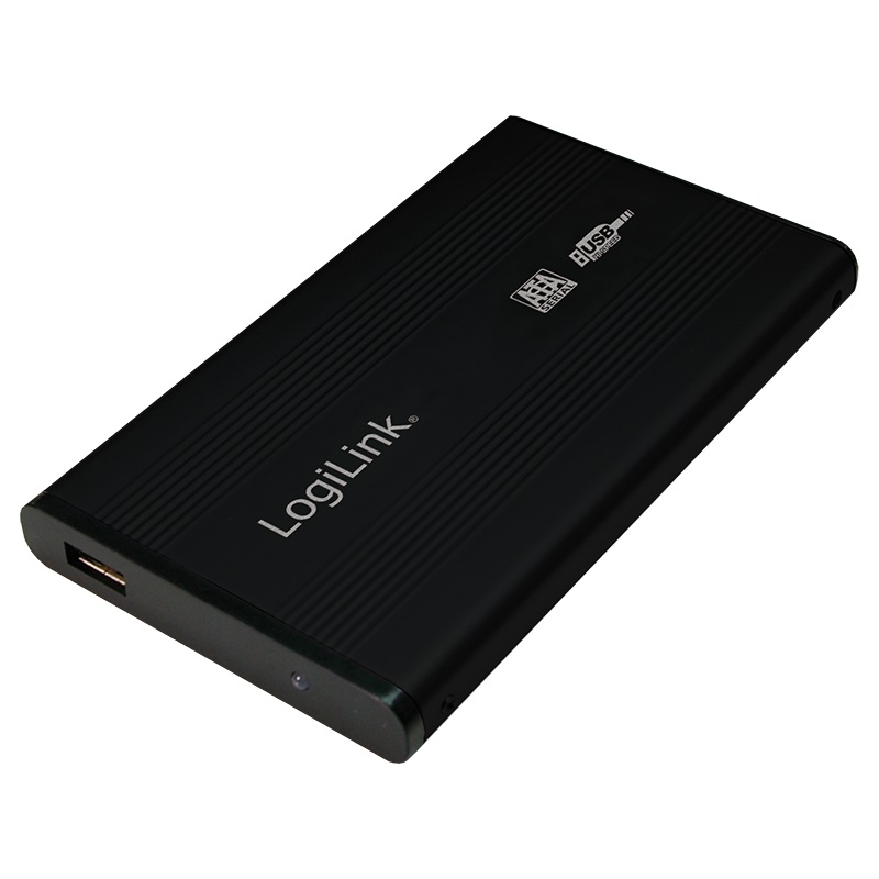 UA0041B EXTERNAL HDD ENCLOSURE 2.5 SATA USB2.0 ALUMINIUM LOGILINK